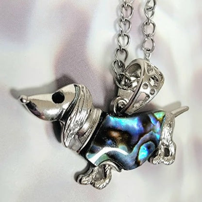 Dachshund Puppy Necklace, Dog Lover Gift, Elegant Canine-Inspired Jewelry