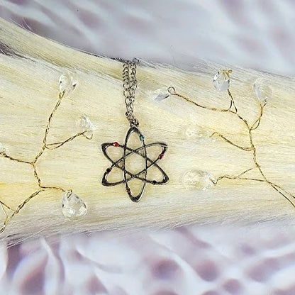 Miniature Atom Necklace, Teacher Appreciation Gift, Geek Chic Fashion