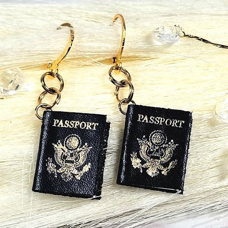 World Traveler Earrings, Wanderlust Dangle, Nomad Chic Charms, Destination-Themed Accessory, Journey Lover's Gift, Explorer's Fashion