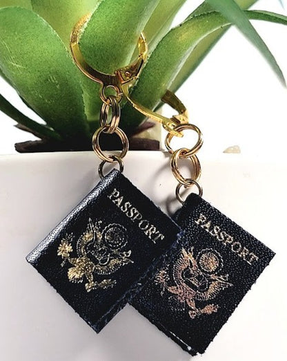 World Traveler Earrings, Wanderlust Dangle, Nomad Chic Charms, Destination-Themed Accessory, Journey Lover's Gift, Explorer's Fashion