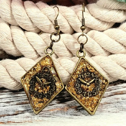 Pendientes colgantes Steampunk cosplay, joyería de piezas de reloj, colgantes de moda alternativa hechos a mano, joyería de estilo industrial, encanto punk