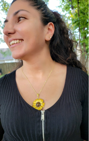 Bright Sunflower Necklace