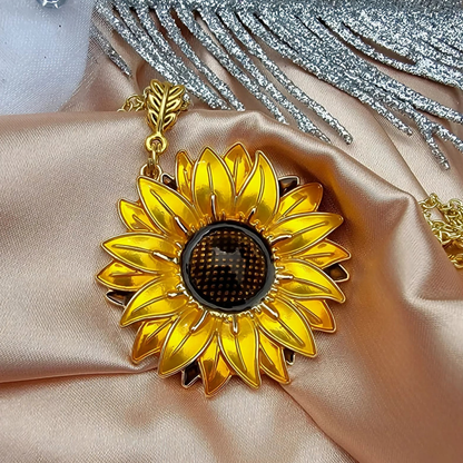 Bright Sunflower Necklace