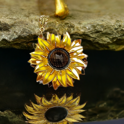 Bright Sunflower Necklace