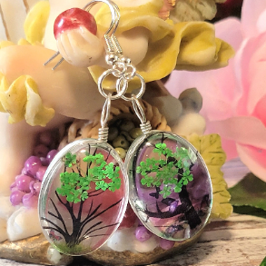 Joyería de aliento de bebé verde vibrante, accesorio fresco de primavera, motivos de mariposa únicos, regalo para entusiastas de la naturaleza, motivo de verano verde