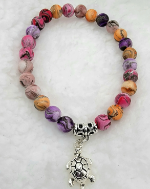 For the Love of Turtle Beaded Bracelets, Unique Gifts For Turtle Lovers, Mother's Day Gift, For Her