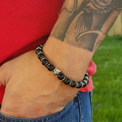 Empowering Onyx Bracelet w/ Bold Symbolism