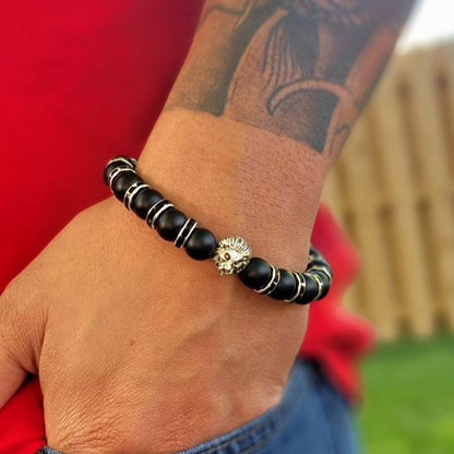 Empowering Onyx Bracelet w/ Bold Symbolism