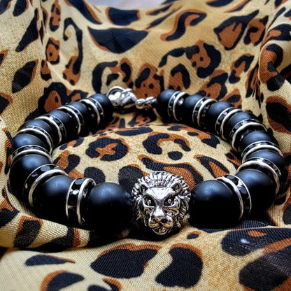 Empowering Onyx Bracelet w/ Bold Symbolism