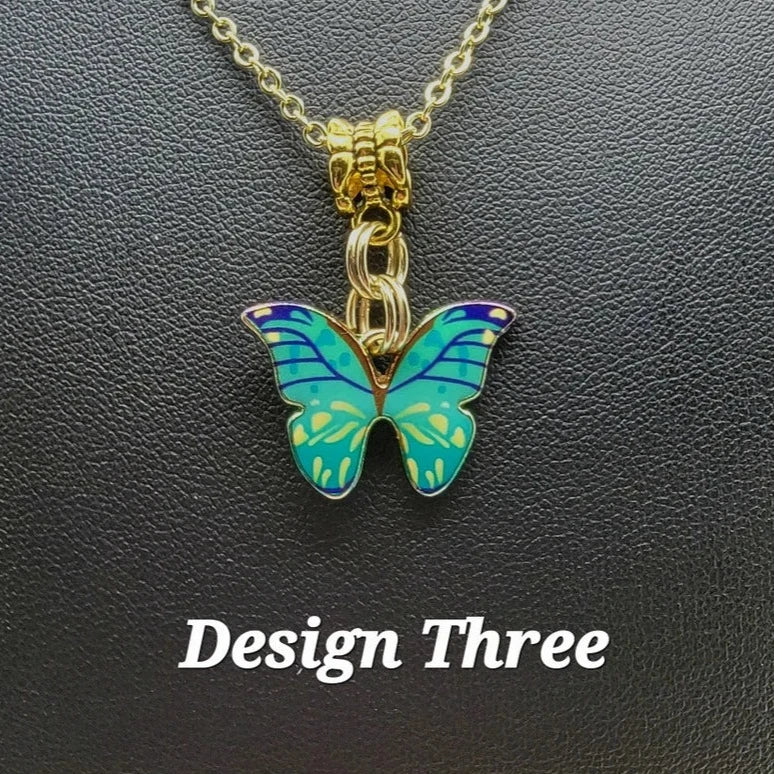 Delicate Butterfly Charm Necklace, Symbol of Hope & Transformation