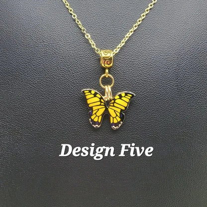 Delicate Butterfly Charm Necklace, Symbol of Hope & Transformation