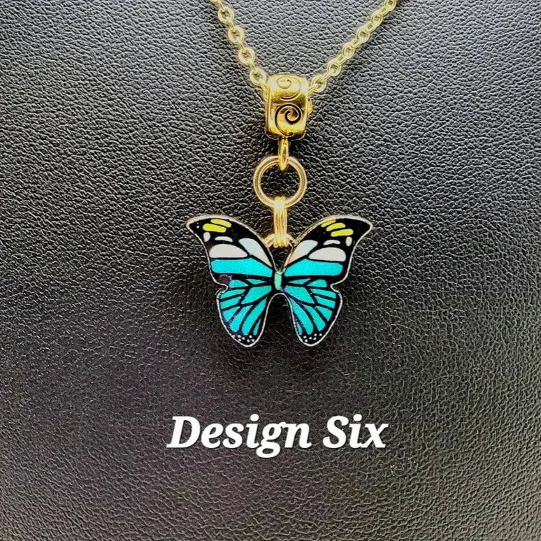 Delicate Butterfly Charm Necklace, Symbol of Hope & Transformation