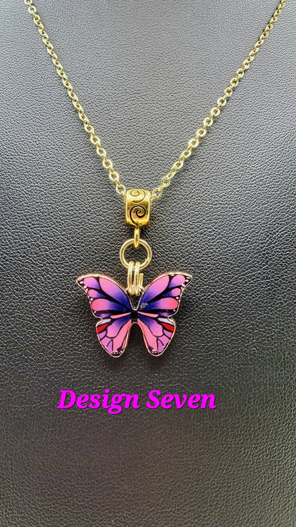 Delicado collar con dije de mariposa, símbolo de esperanza y transformación, regalo perfecto para los amantes de la naturaleza, pieza atemporal para el uso diario