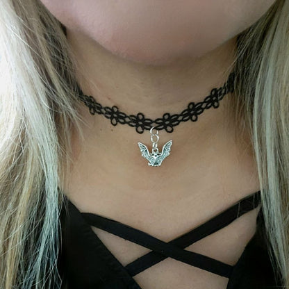 Bat Themed Jewelry, Hauntingly Beautiful Accessory, Dark Fantasy Design