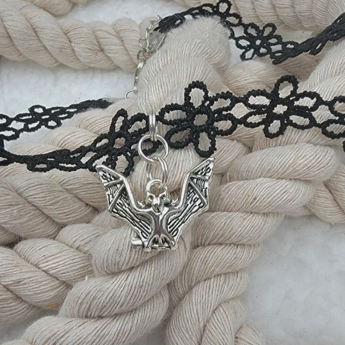 Bat Themed Jewelry, Hauntingly Beautiful Accessory, Dark Fantasy Design