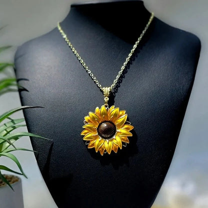 Bright Sunflower Necklace