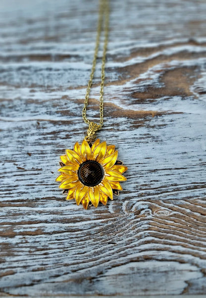 Bright Sunflower Necklace