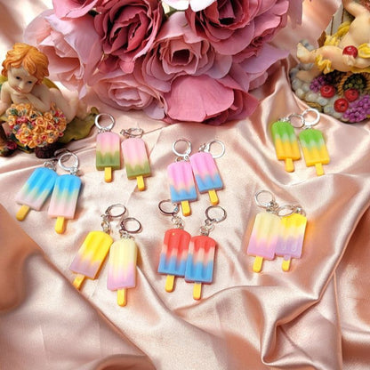 Mini Popsicle Earring, Cute Ice Cream Dangle