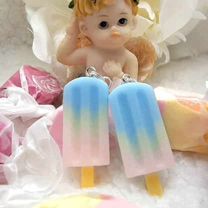 Mini Popsicle Earring, Cute Ice Cream Dangle