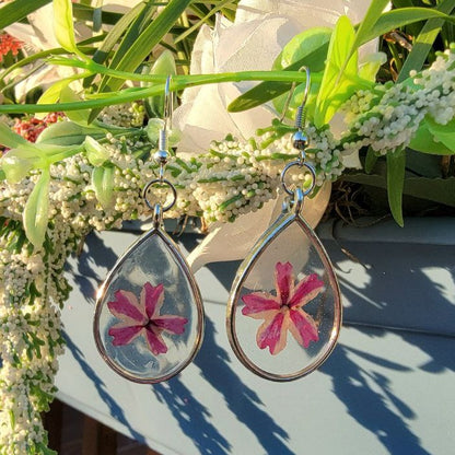 Pendiente colgante de flores de pensamiento púrpura, moda inspirada en la naturaleza, para joyería de declaración entusiasta de las flores, accesorio de moda de verano primavera otoño,