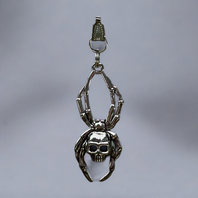 Gargantilla con cabeza de calavera llamativa, accesorio gótico único, joyería de elegancia oscura, estilo enigmático, terciopelo de inspiración vintage, maravilla macabra