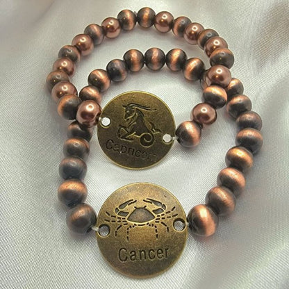 Pulsera de signos del zodíaco, joyería de astrología, colgantes del horóscopo, accesorio unisex, regalo de astrónomo, símbolos celestiales, joyas celestiales