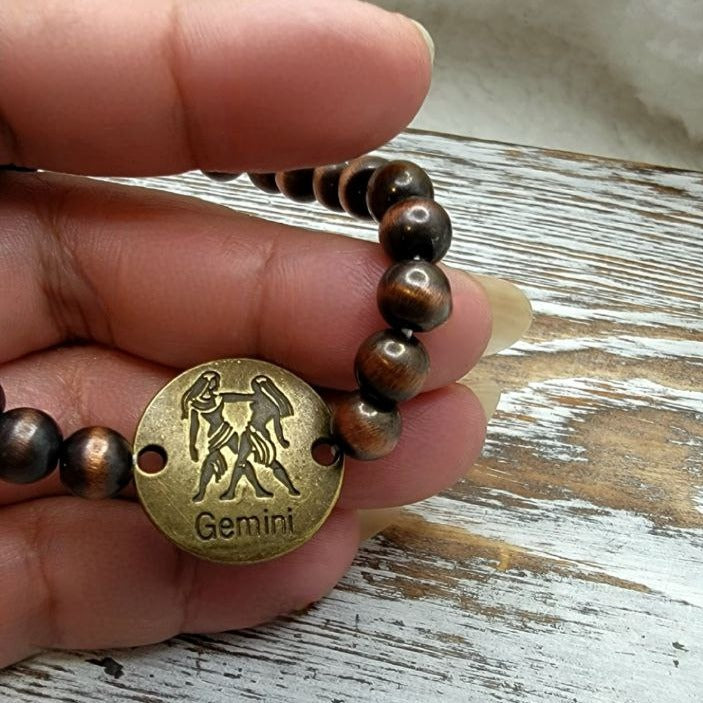 Bracelet signe du zodiaque, bijoux astrologie, pendentifs horoscope, accessoire unisexe, cadeau Stargazer, symboles célestes, bijoux célestes